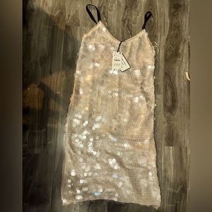 Zara Sequin Slipdress